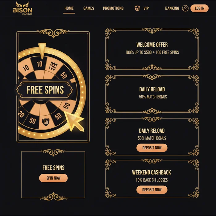 Bison Casino Bonus