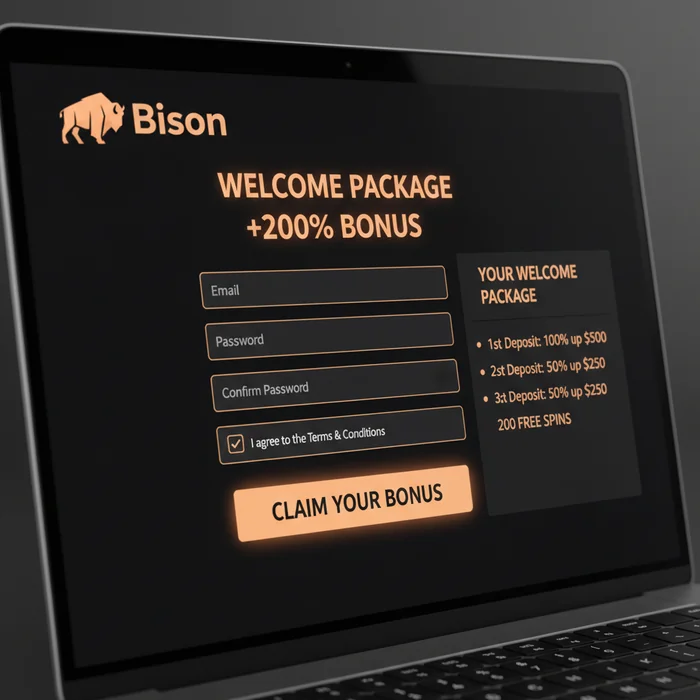 Bison Casino Signup